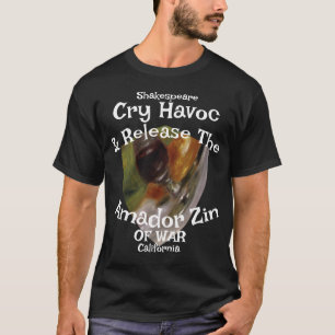 Cry Havoc Release Amador Zin Krieg Kalifornien T-Shirt