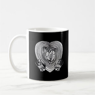 Cry Heart Classic - Skeleton Handherz Kaffeetasse