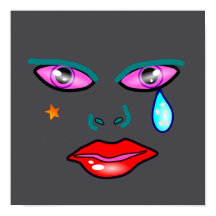 Cry Pop Art Rockstar Poster