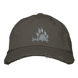 Cry Wolf Hat (Spende an das Projekt) Bestickte Baseballkappe
