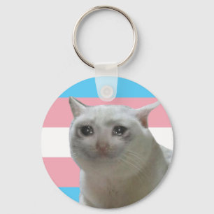 Crybaby Trans Pride Schlüsselanhänger