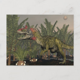 Cryolophosaurus dinosaur - 3D rendern Postkarte