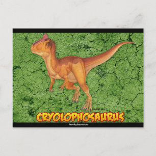 Cryolophosaurus Postcard Set Postkarte