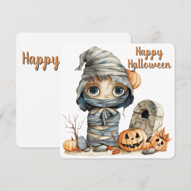 Crypt-Süsse - Herbstleaves & Mummy Mischief (Vorne/Hinten)