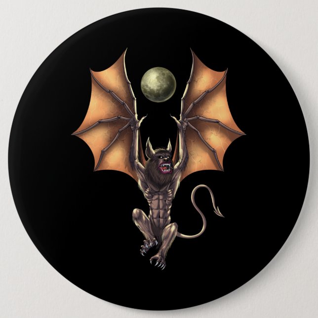Cryptid Creature Ahool Button (Vorderseite)