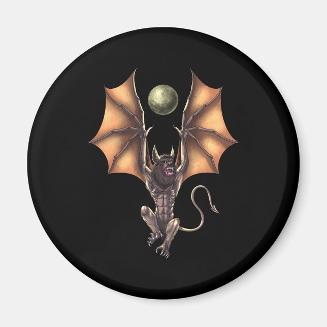 Cryptid Creature Ahool Magnet (Vorne)
