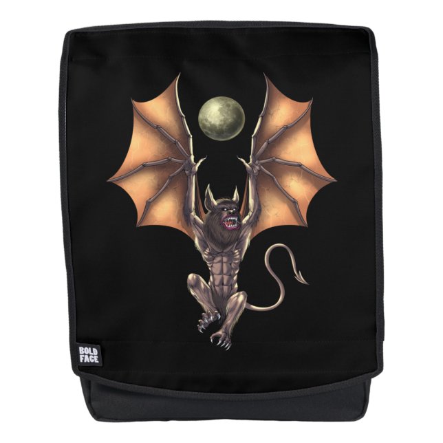 Cryptid Creature Ahool Rucksack (Vorderseite)