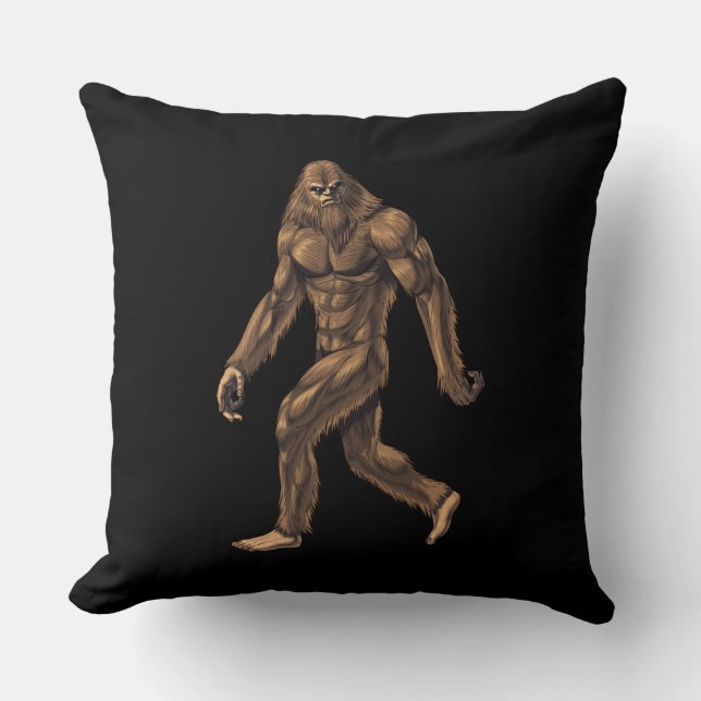 Cryptid Creature Bigfoot Kissen (Vorderseite)