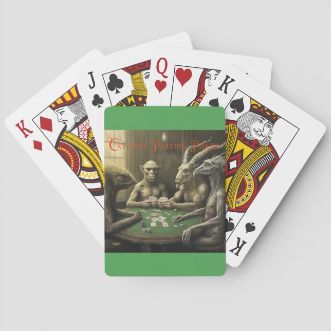 Cryptids Playing Spielkarten (Rückseite)