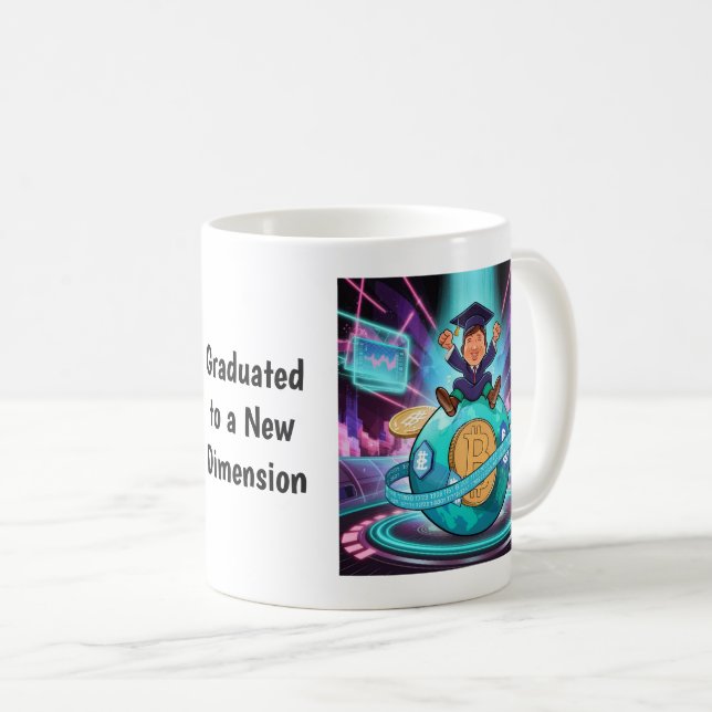 Crypto Abschluss Personalisiert Kaffeetasse (VorderseiteRechts)