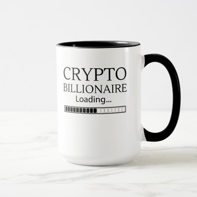 Crypto billionaire loading funny online trading tasse (Rechts)