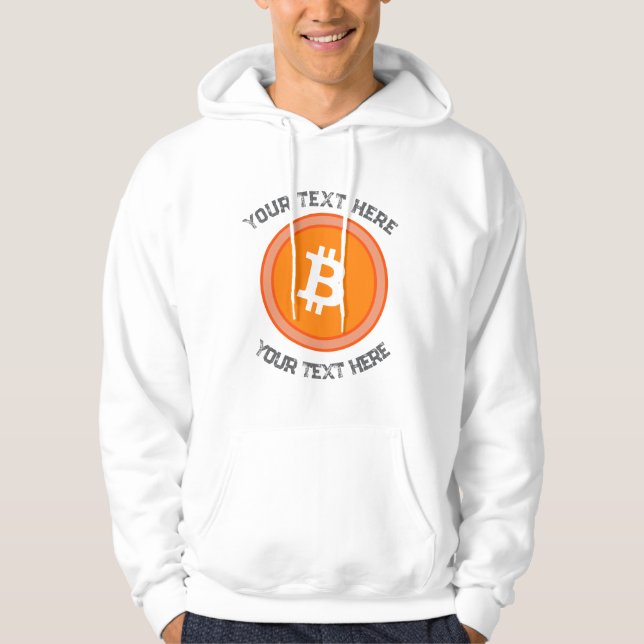 Crypto btc-Münzrechner Hoodie (Vorderseite)