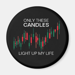 Crypto Candlesticks Personalisiert Magnet