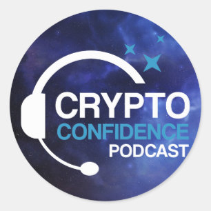 Crypto Confidence Podcast Aufkleber (Blatt 20)