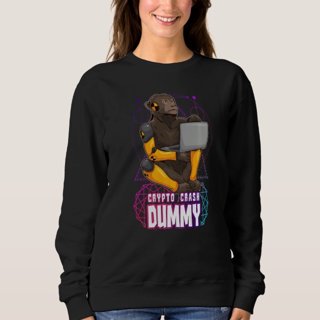 Crypto Crash Dummy Sweatshirt (Vorderseite)