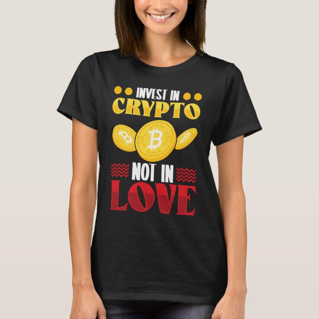 Crypto  Cryptocurrency Blockchain Trader Finance T-Shirt (Vorderseite)