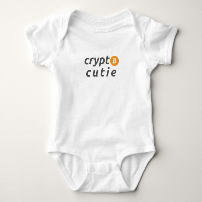 Crypto Cutie Baby Bodysuit Baby Strampler (Vorderseite)