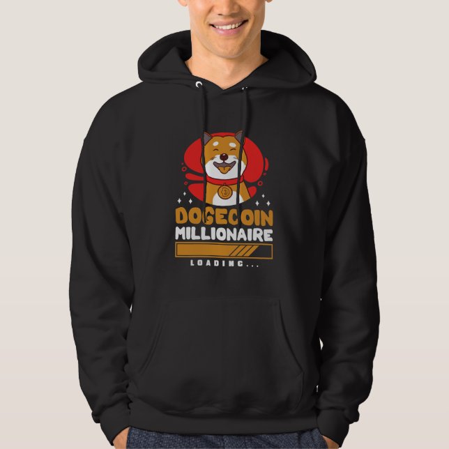 Crypto DogeCoin Millionaire Loading Hoodie (Vorderseite)