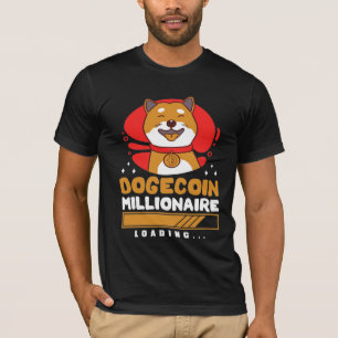 Crypto DogeCoin Millionaire Loading T-Shirt