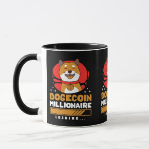 Crypto DogeCoin Millionär lädt Tasse