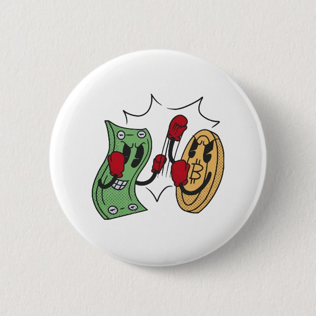 Crypto Fight Club Button (Vorderseite)
