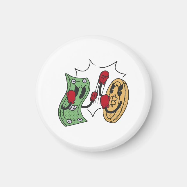 Crypto Fight Club Magnet (Vorne)