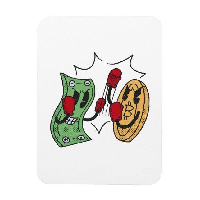Crypto Fight Club Magnet (Vertikal)