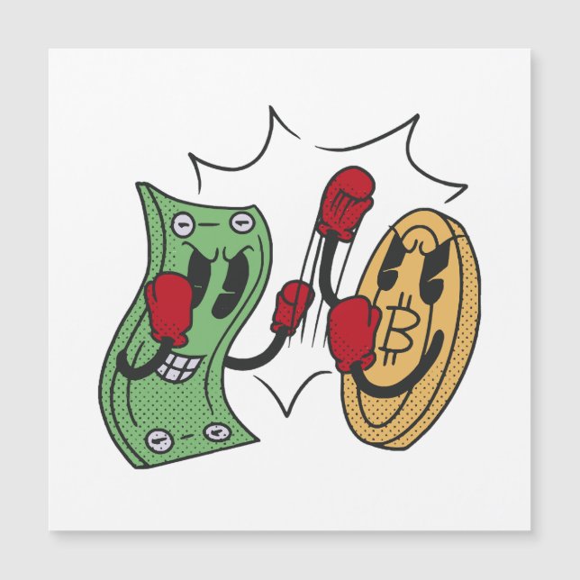 Crypto Fight Club Magnetkarte (Vorderseite)