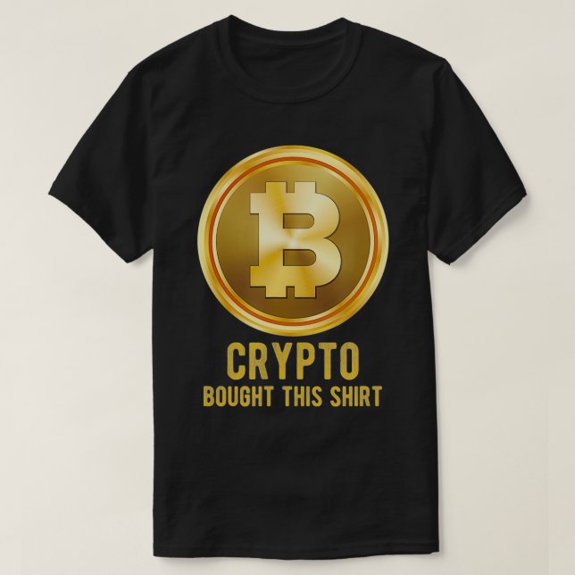 Crypto kaufte das, Kryptowährung T-Shirt (Design vorne)