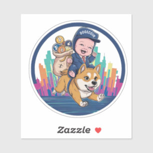 Crypto Kid Aufkleber