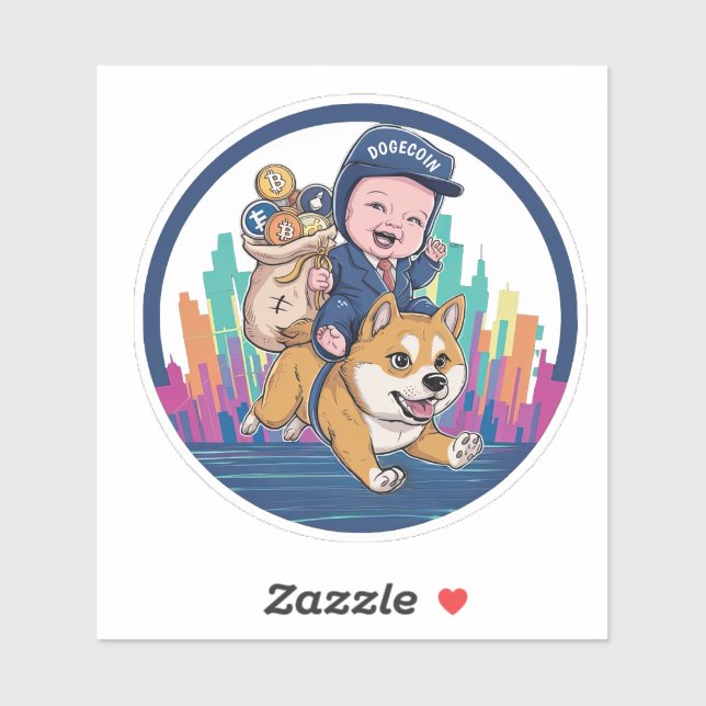 Crypto Kid Aufkleber (Blatt)