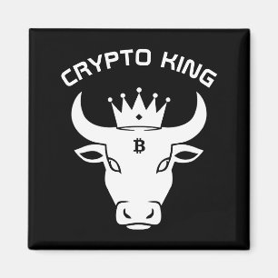 Crypto King Black Magnet