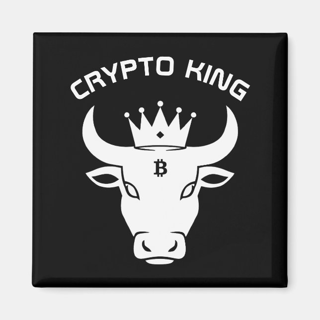 Crypto King Black Magnet (Vorne)