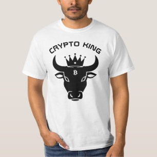 Crypto King Personalisiert White T-Shirt