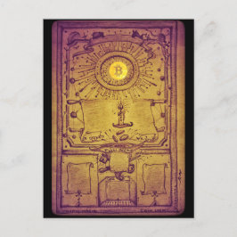 Crypto-Magic CoinLight HODL Template (anpassen) Einladungspostkarte