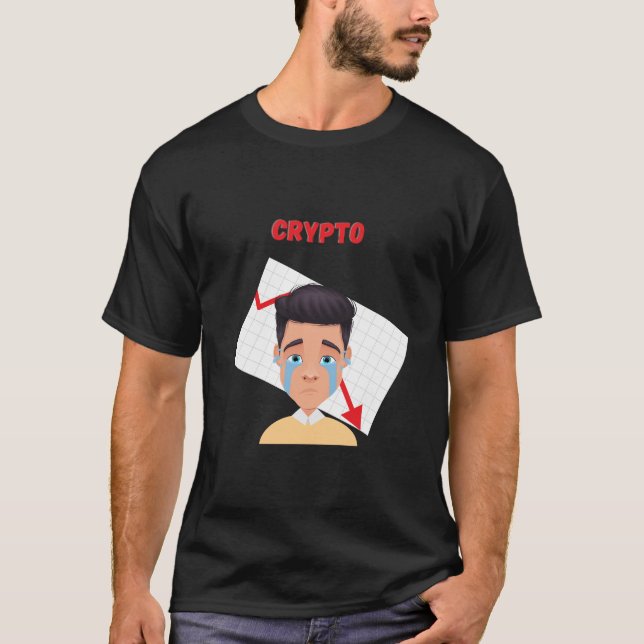 Crypto Man Down T-Shirt (Vorderseite)
