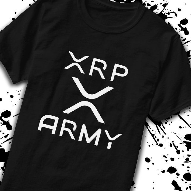 Crypto Meme Hodl CryptoCurrency XRP Army Quote T-Shirt (Von Creator hochgeladen)