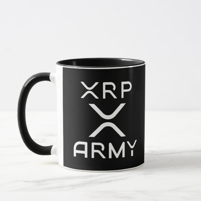 Crypto Meme Hodl CryptoCurrency XRP Army Quote Tasse (Links)