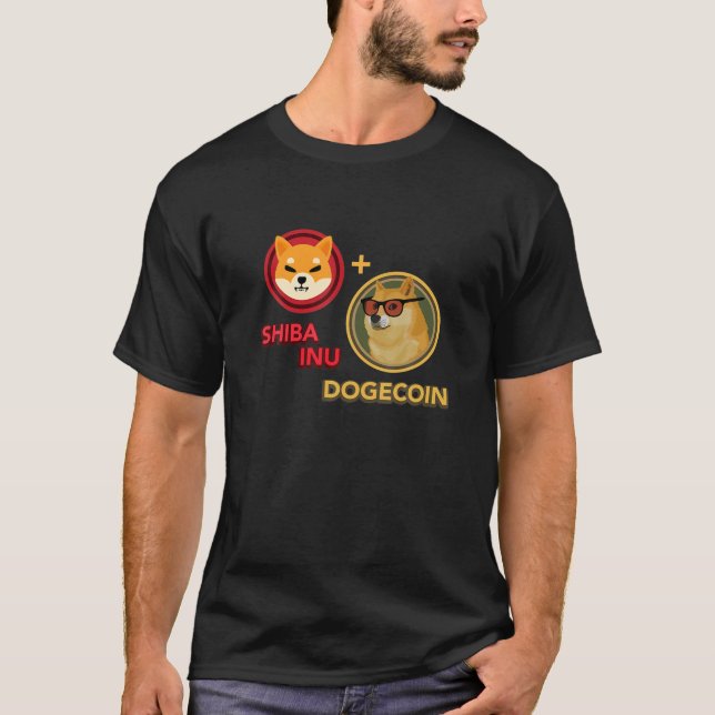 Crypto MEME SHIBA INU DOGECOIN HODL to Reich T-Shirt (Vorderseite)