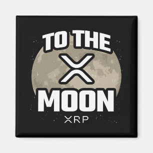 Crypto Meme XRP auf den Mond Kryptowährungsangebot Magnet