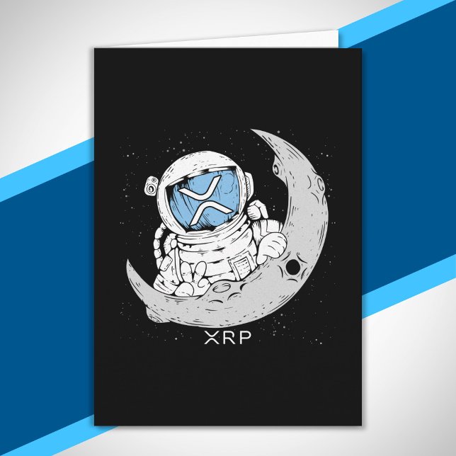 Crypto Meme XRP Kryptowährung Niedlich Astronaut M Karte (Von Creator hochgeladen)