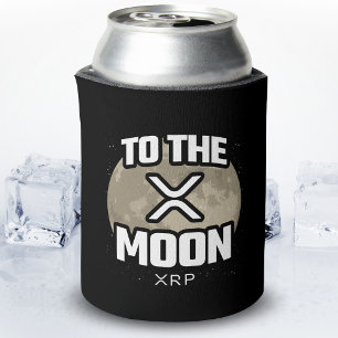 Crypto Meme - XRP to the Moon - XRP Kryptowährung Dosenkühler