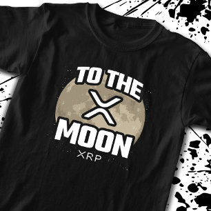 Crypto Meme - XRP to the Moon - XRP Kryptowährung T-Shirt