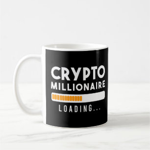 Crypto Millionaire Blockchain Bitcoin Trader Kaffeetasse