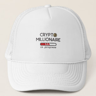Crypto Millionaire im Gange Truckerkappe