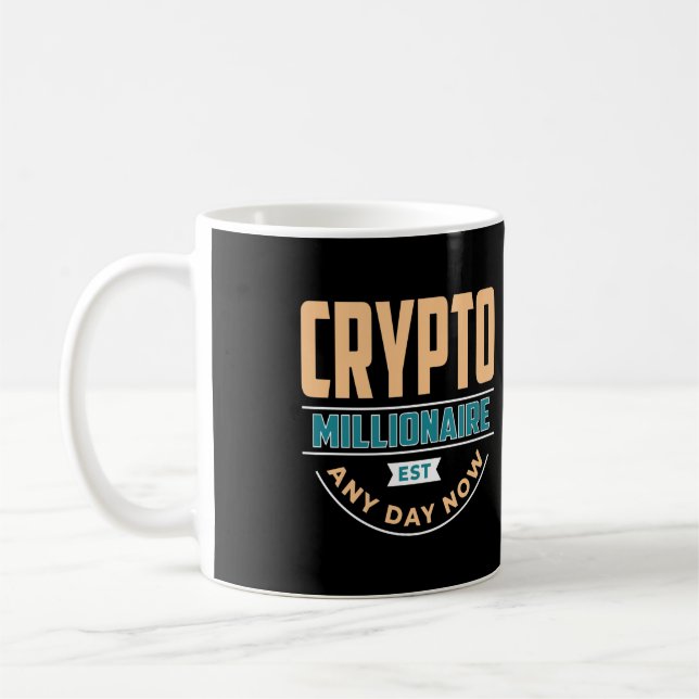 Crypto Millionaire - jetzt jeden Tag Kaffeetasse (Links)