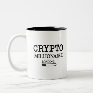 Crypto Millionaire-Ladung Zweifarbige Tasse