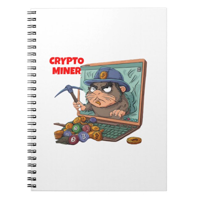 Crypto Miner Notizblock (Vorderseite)