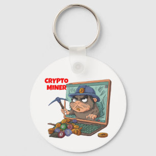 Crypto Miner Schlüsselanhänger