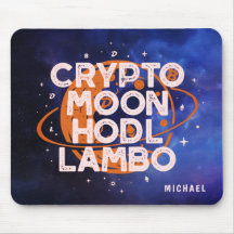 Crypto Moon Hodl Lambo Personalisierter Name